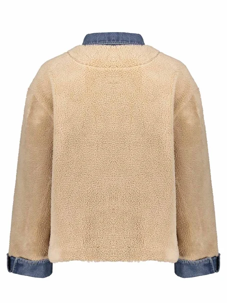 Geisha Jacket denim & teddy