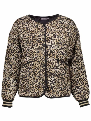 Geisha jacket stepped leopard