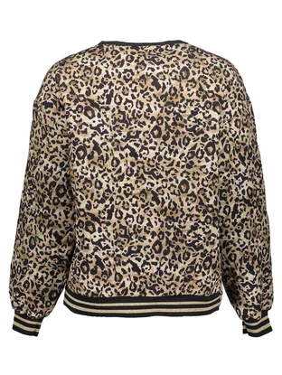 Geisha jacket stepped leopard