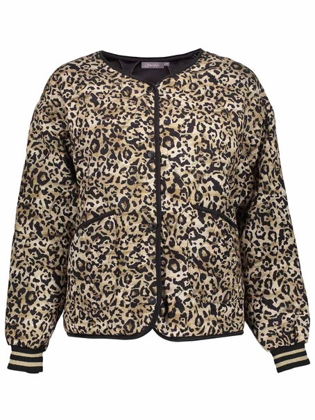 Geisha jacket stepped leopard