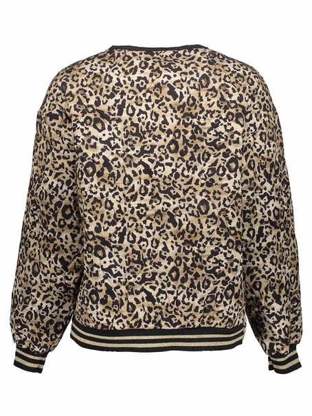 Geisha jacket stepped leopard