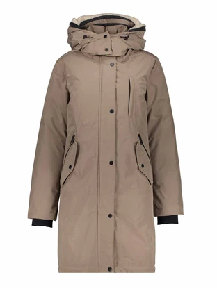 Geisha Jacket teddy hood mid long