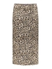 Geisha Jeans skirt leopard print