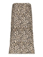 Geisha Jeans skirt leopard print