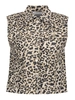 Geisha Jeans vest leopard print