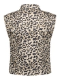 Geisha Jeans vest leopard print
