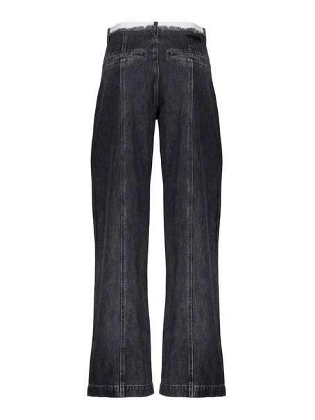 Geisha Jeans wide double waistband