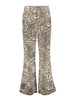 Geisha Jeans wide leopard