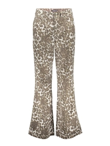 Geisha Jeans wide leopard