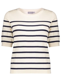Geisha Pull stripe short sleeves