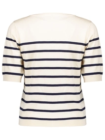 Geisha Pull stripe short sleeves