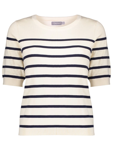 Geisha Pull stripe short sleeves
