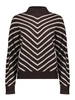 Geisha Pull stripes turtleneck
