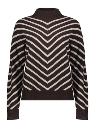 Geisha Pull stripes turtleneck