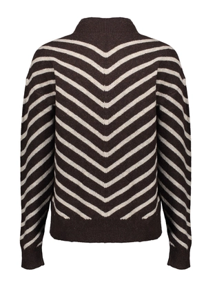 Geisha Pull stripes turtleneck