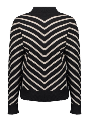 Geisha Pull stripes turtleneck