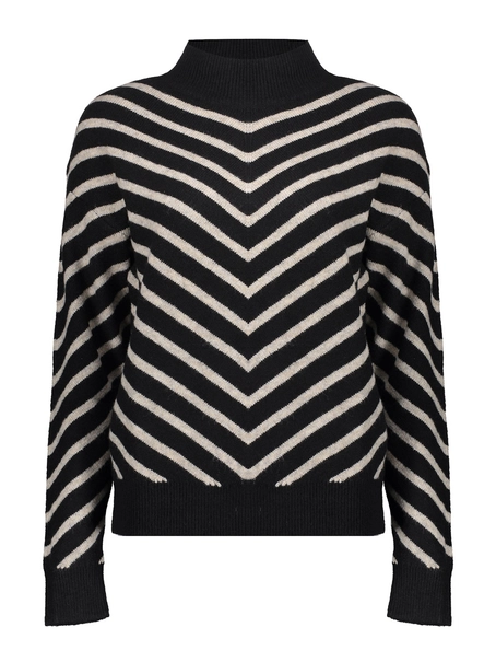 Geisha Pull stripes turtleneck