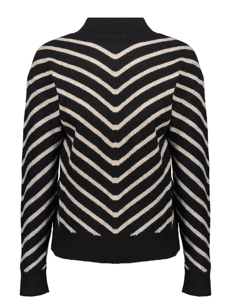 Geisha Pull stripes turtleneck