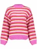 Geisha Pullover loose knit stripes