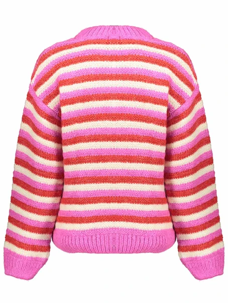 Geisha Pullover loose knit stripes