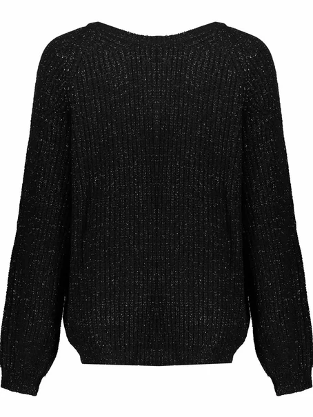 Geisha Pullover lurex/bow-tie