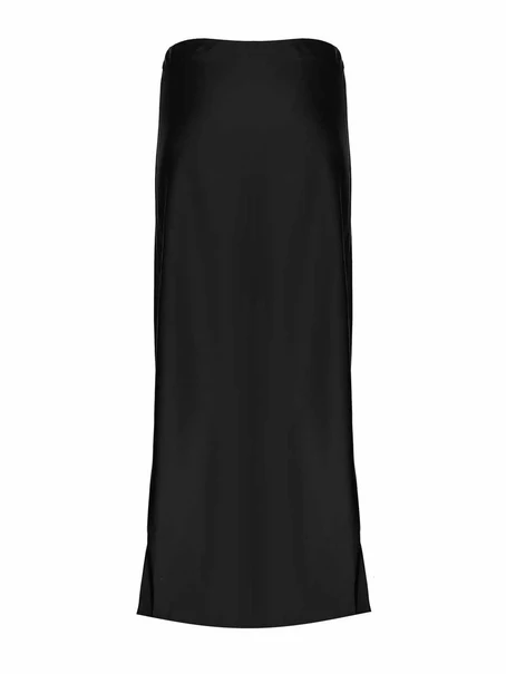 Geisha Satin skirt elastic waist