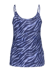 Geisha Singlet spaghetti AOP