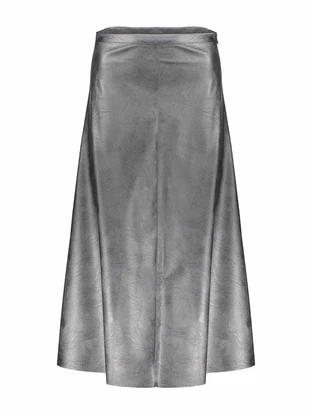 Geisha Skirt long microleather