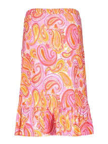 Geisha Skirt ruffle AOP