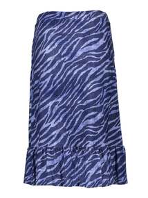 Geisha Skirt ruffle AOP