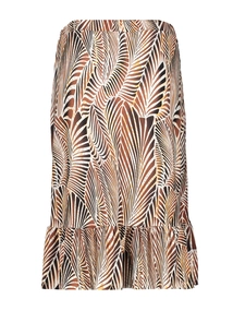 Geisha Skirt ruffle AOP