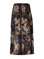 Geisha Skirt satin AOP animal