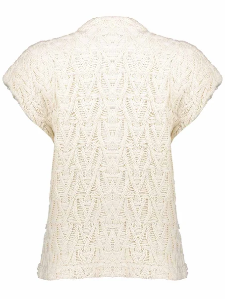 Geisha Sleeveless cardigan