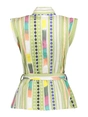 Geisha Sleeveless vest woven fancy