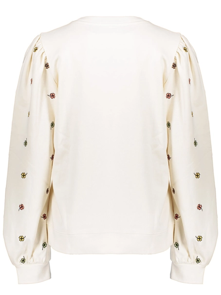 Geisha Sweater embroiderd clovers