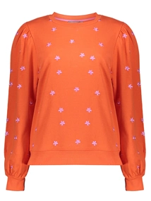 Geisha Sweater embroiderd flowers