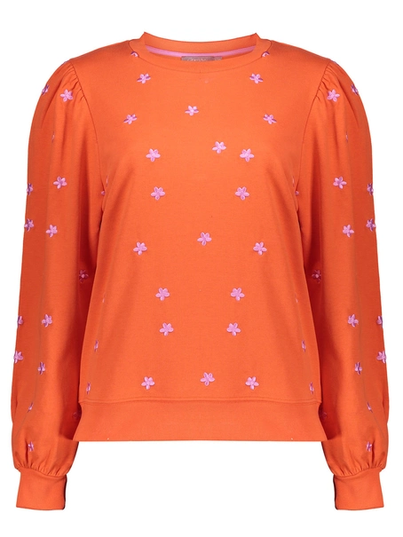 Geisha Sweater embroiderd flowers