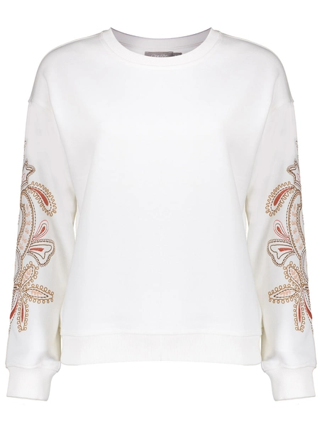 Geisha Sweater embroiderd sleeves