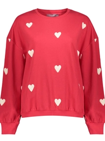 Geisha Sweater hearts terry