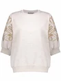 Geisha Sweater short sleeve embroidery