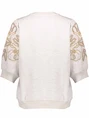 Geisha Sweater short sleeve embroidery