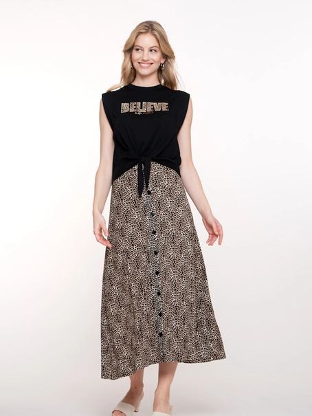 Geisha T-shirt believe animal