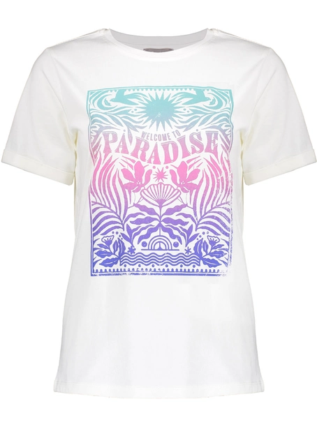Geisha T-shirt colorful print