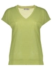Geisha T-shirt elastic waist linen look