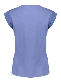 Geisha T-shirt embroidered s/s