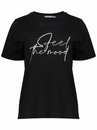 Geisha T-shirt feel the mood
