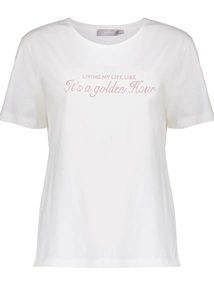 Geisha T-shirt 'golden hour'