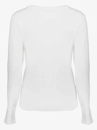 Geisha T-shirt rib round neck