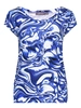 Geisha T-shirt round neck jersey AOP