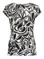 Geisha T-shirt round neck jersey AOP
